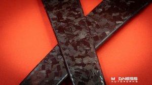 Alfa Romeo Stelvio Exterior Door Pillars - Carbon Fiber - Forged Carbon - 4pc Set Alfa Romeo Stelvio Exterior Door Pillars - Carbon Fiber - Forged Carbon - 4pc Set